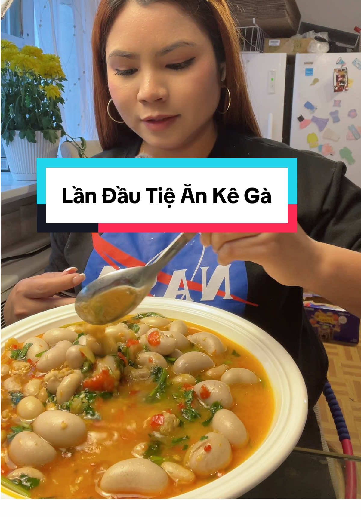Lần Đầu Tiệ Ăn Kê Gà #marryphancanada #cuocsongcanada #bahnar #an #kega 