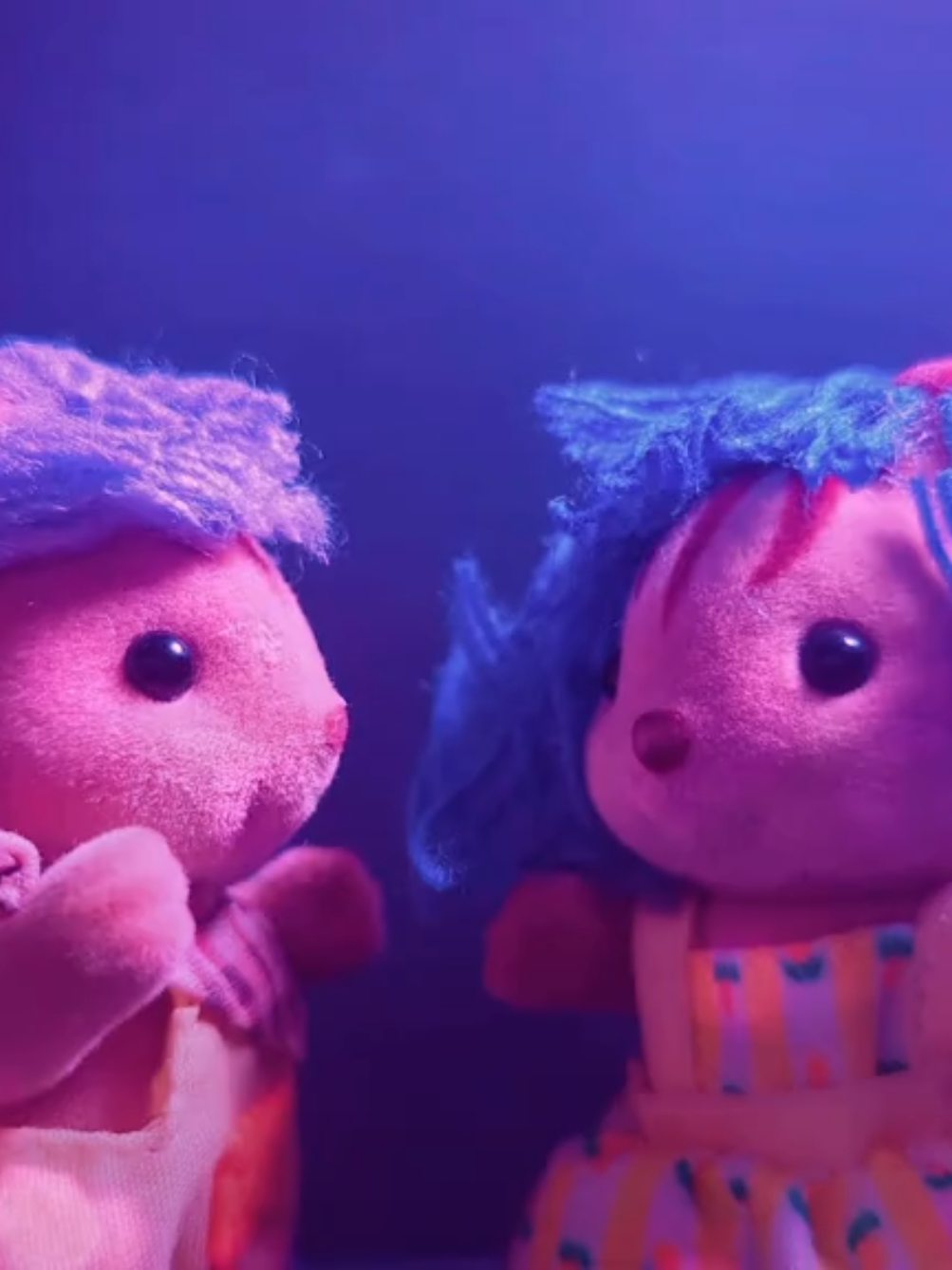 In every universe... even as calico critters ✨ ⏰💣 #ekko #ekkoarcane #jinx #jinxarcane #arcane #timebomb #sylvanianfamilies #ternurines