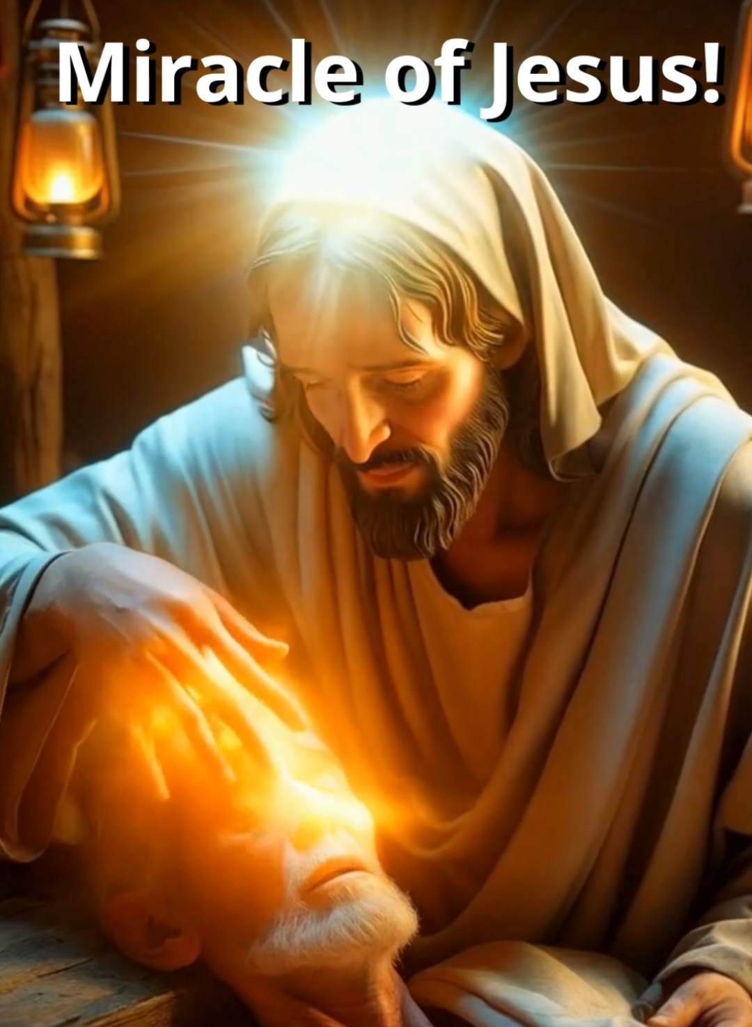 Healing comes with a divine touch. ✋✨ #MiracleOfJesus #divinehealing  #JesusHealingUs  #hope  #faith 