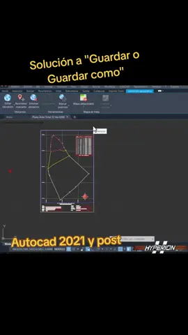 Tip Autocad. Solución a problema de Guardar o Guardar como en Autocad 2021. Sirve para versiones posteriores y anteriores  #tips #autocad #autocad #seguidores #tutorial #solucion 