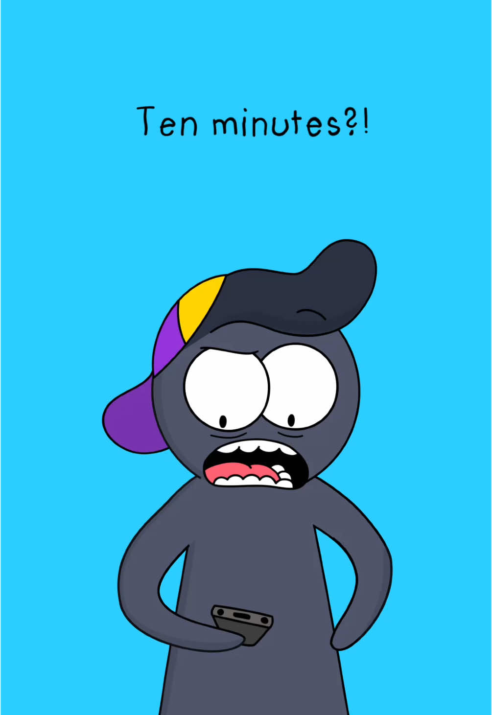 Beating the Google Maps ETA is Freddy’s cardio. #funny #animation #funnyanimation #relatable #google #googlemaps #cardio #workout 