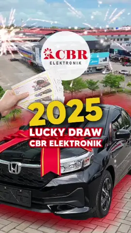 [@cbr_electronics] 🎊 𝟮𝟬𝟮𝟱 𝘀𝗮𝗮𝘁𝗻𝘆𝗮 𝗟𝘂𝗰𝗸𝘆 𝗗𝗿𝗮𝘄 𝗘𝗹𝗲𝗸𝘁𝗿𝗼𝗻𝗶𝗺 𝗧𝗲𝗿𝗯𝗲𝘀𝗮𝗿 𝗱𝗶 𝗕𝗮𝘁𝗮𝗺! 🤩 𝗕𝗲𝗹𝗮𝗻𝗷𝗮 𝗱𝗶 𝗖𝗕𝗥 𝗘𝗹𝗲𝗰𝘁𝗿𝗼𝗻𝗶𝗰𝘀 𝗯𝗶𝘀𝗮 𝗺𝗲𝗻𝗮𝗻𝗴𝗶𝗻 𝗺𝗼𝗯𝗶𝗹! 🚗 🎁 Hadiah Lucky Draw ❤️ * Mobil Brio Satya * 5 Motor * LED TV 32 sampai 70 Inch * Kulkas Side by Side * Mesin Cuci & masih Banyak hadiah lainnya! 🚨 Cukup belanja senilai 2 juta untuk dapatkan 1 kupon undian ✅ Belanjanya Boleh Di cabang CBR mana aja! ✅ E-commerce CBR juga bisa loh! (Tokopedia, Shopee, Blibli) ✅ Berlaku kelipatan 🗓️ Kumpulkan kupon sampai 11 April 2025 ⚠️ diundi 27 April 2025 ⚠️ 🙋🏻‍♀️ Pemenang undian Mobil wajib hadir saat pengundian ya! Jangan lupa follow @cbr_electronics untuk info undian selenggkapnya CBR Electronics 📍Nagoya Hill 📞0853 8000 3388 📍Centre Point 📞0852 1234 0996 📍Botania 2 📞0852-7489-6600 🕘 9AM-9PM @cbr_electronics #InfoPromoBatam #InfoPromo #Batam #Promobatam #batampromo