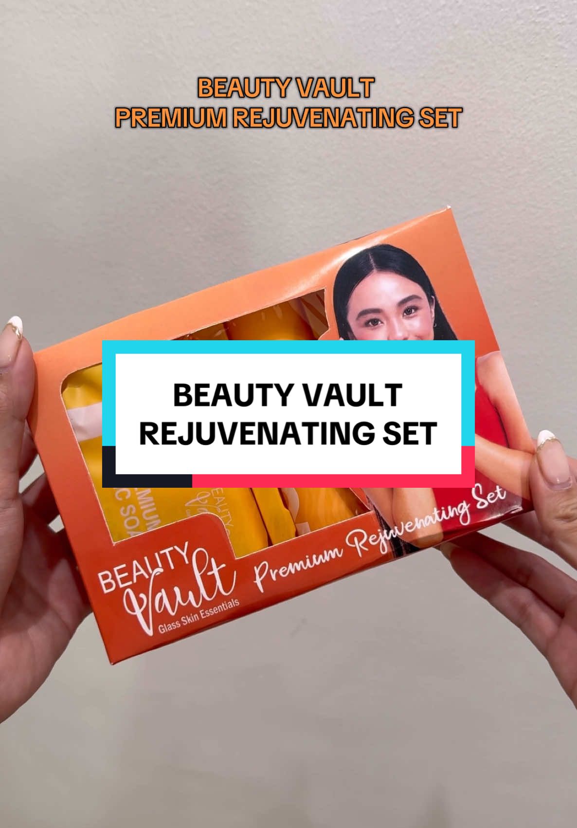 Si maymay at stell na nag sabi na legit at maganda talaga ang rejuv set na to 🧡🧡🧡 #beautyvault #rejuvenatingset 