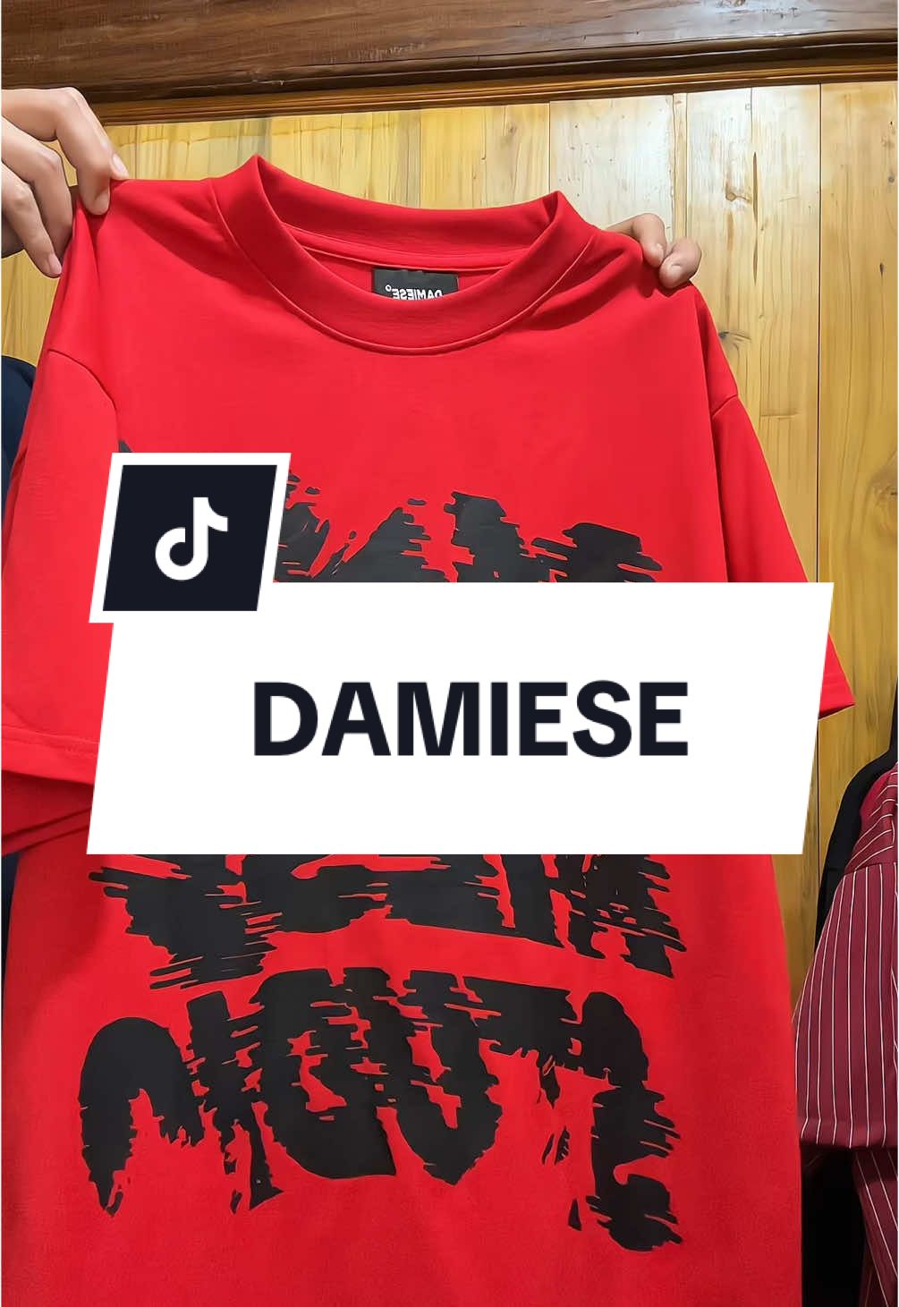 Áo Thun Boxy BOLD TEE RED COTTON 270gsm #aothun #xuhuong #damiese #viral #xh 