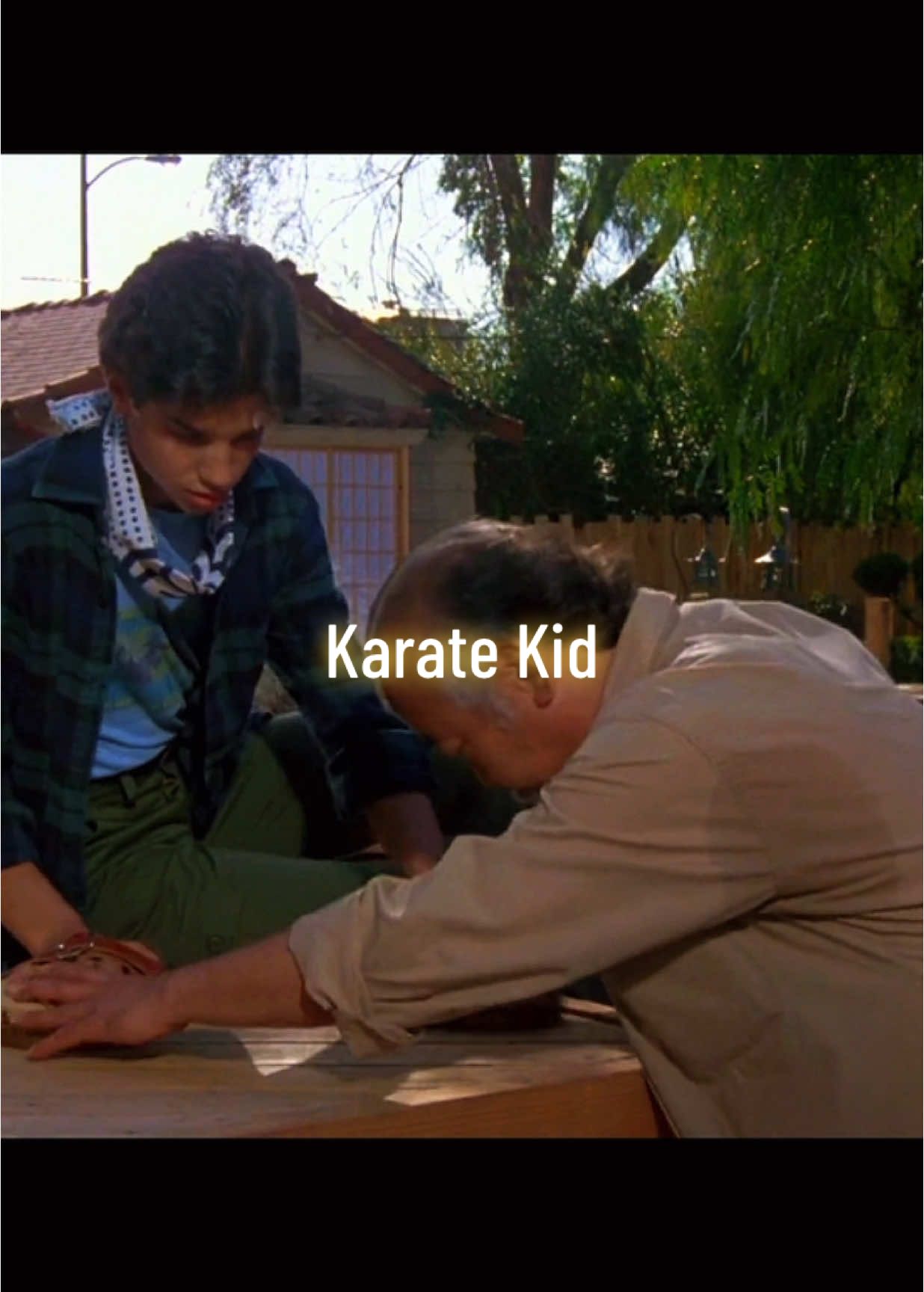 Daniel San  The OG karate kid #oldskoolmovie #80smovies #80sfilms #movieclips #karatekid1984 
