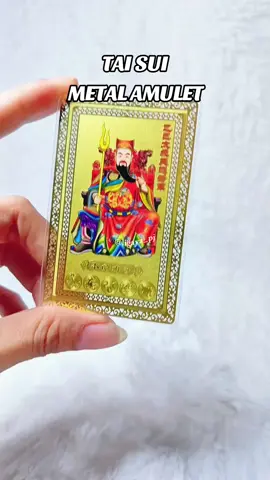 Lucky Charm 2025 Snake Year Tai Sui Metal Talisman Amulet Card #luckycharm #talisman #amulet #pampaswerte #taisui #chinesenewyear #lucky #luckycard 