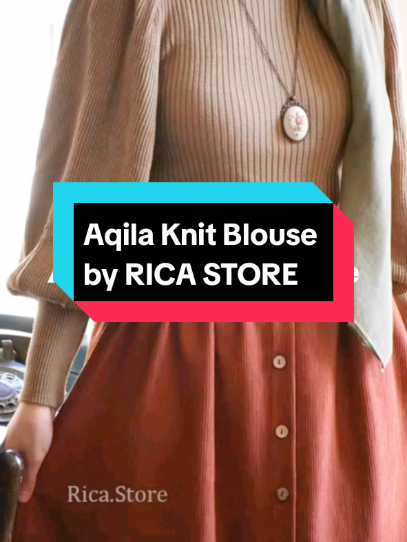 Aqila Knit Blouse by RICA STORE  #blouseknit #knitlenganbalonpanjang #blouseknitlenganbalon #knitblouse #lenganbalon #knitpremium #pakaianwanita #blouse #trending #TikTokFashion #tiktokshop #foryou #fyp 