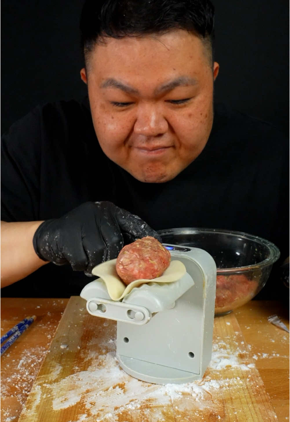 Finally, it was a success. Sorry for keeping you all waiting.#tiktokfood #dumplingmachine 
