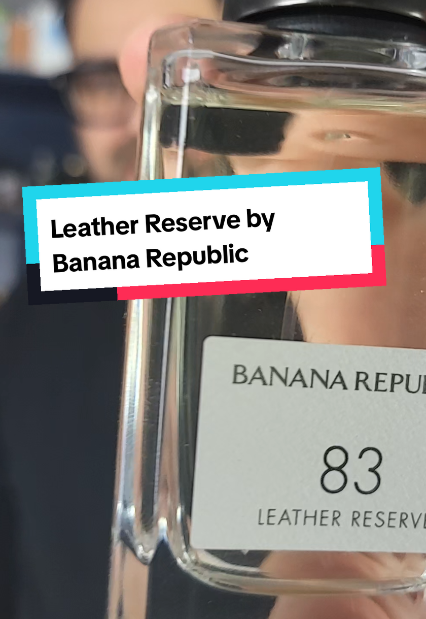 Scent of the Day is Leather Reserve by Banana Republic.  A none leather based scent. It's citrus and woods.  #robes08 #fragrance #perfume #cologne #fyp #foryou #perfumetiktok #sotd #scentoftheday #fragrancetiktok #youtubers #bananarepublic #83leatherreserve 