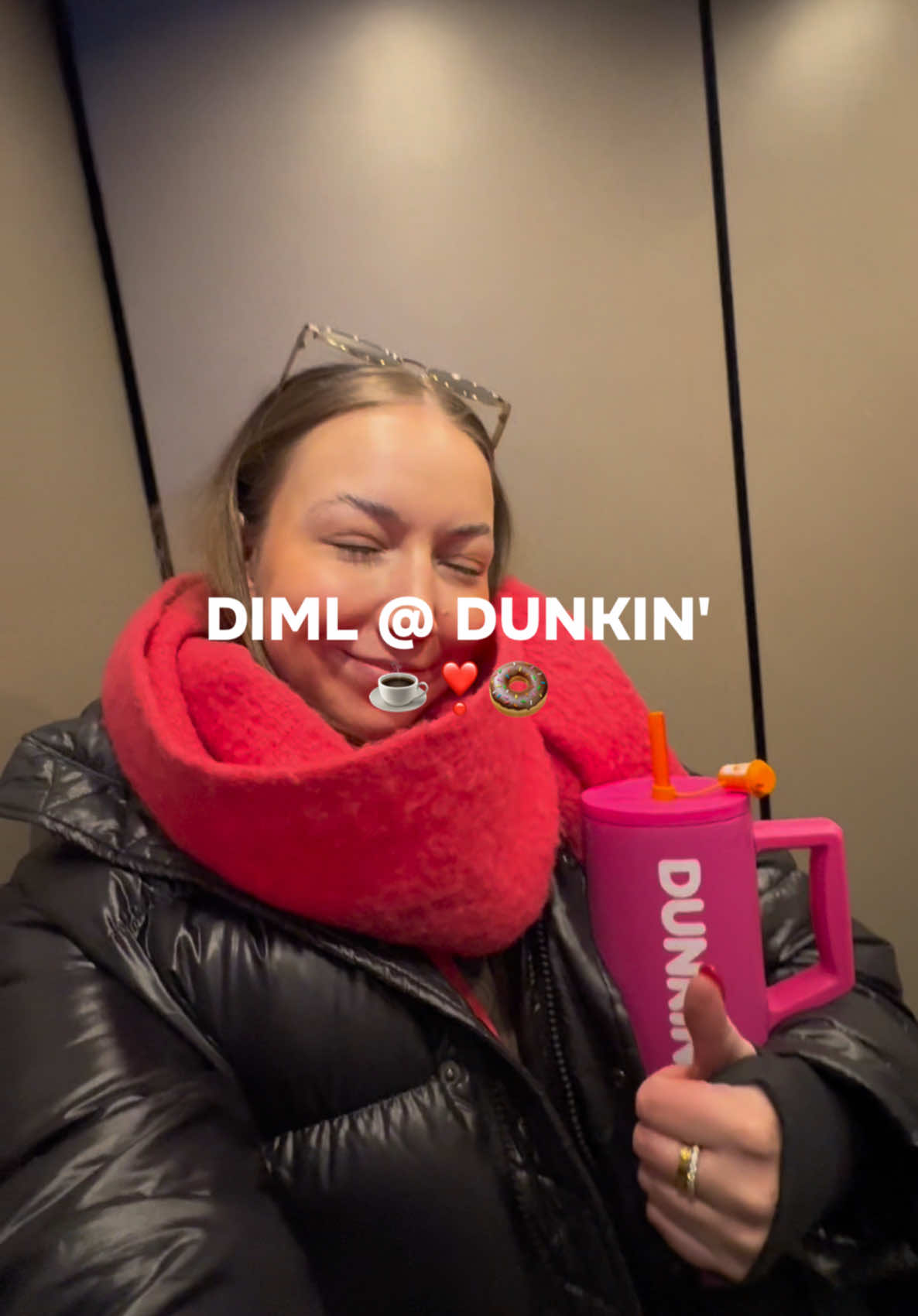 DIML @ @Dunkin' ☕️❣️🍩 #work #OOTD #corporate #dunkin #coffee #donuts #fyp #diml #dunkindonuts 