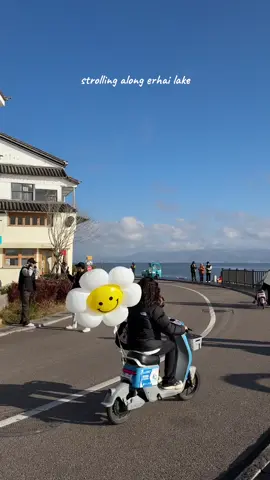 perfect day to stroll along erhai lake! #solotrip #dali #daliyunnan #erhailake #yunnan #china #chinatravel 