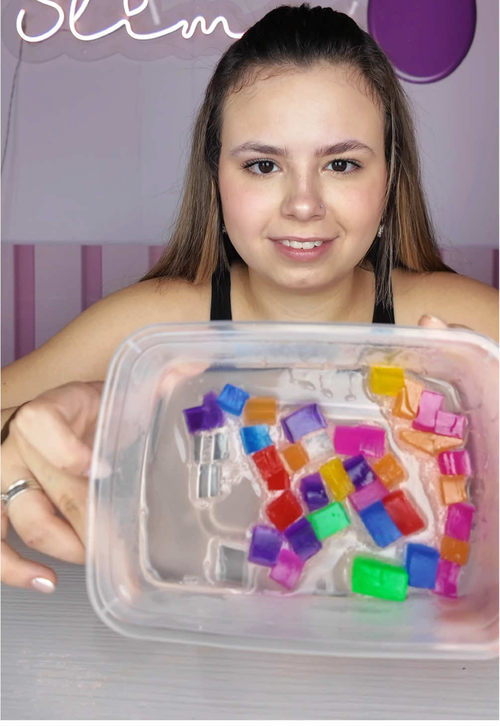 orbeez quadrada na slime? #slime