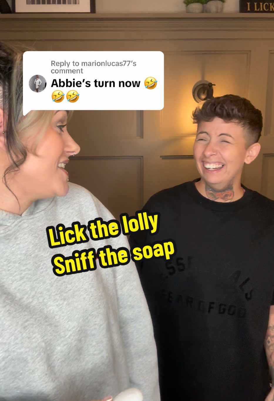 Replying to @marionlucas77 This is why Abbie can’t do these trends 😂🫣 #funny #couples #comedy #trend