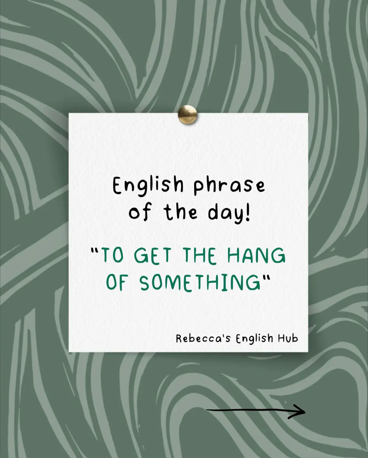 Follow me for more daily English tips! 🇬🇧  Did you know the advanced English phrase “to get the hang of something”?  #advancedenglish #advancedvocabulary #english #learnenglish #speakenglish #englishfluency #englishteacher 