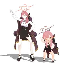 let's dance together #MMD #animation #ブルーアーカイブ #dance #fyp 