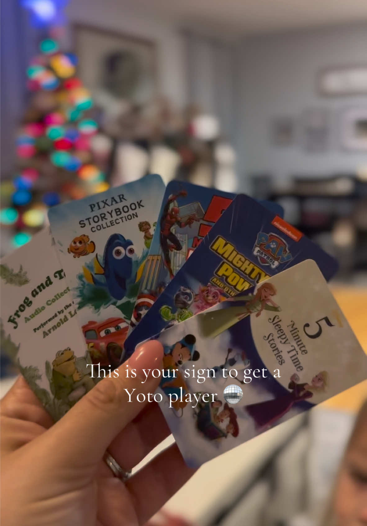 My kids LOVED IT! The Kidz bop card was their absolute favorite as you can see 💃🪩🕺 What are your kids favorite cards? 🫶🏼 #yotoplayermini #kidzbop #dance #dancingkids #yotocards #MomsofTikTok #toddlersoftiktok #fyp 