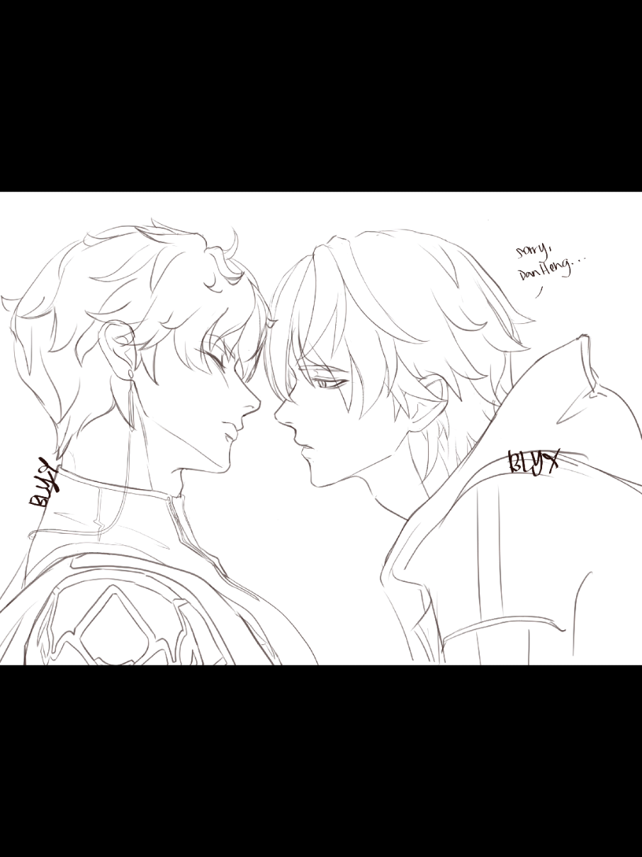 idc they kissed after cause i said so. i just cant put it here. #hsr #HonkaiStarRail #danhenghonkaistarrail #danheng #caelushonkaistarrail #caelus #dancae #amphoreus 