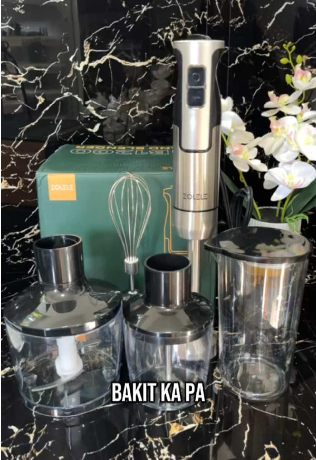 Zolele Hand Blender 4 in 1 Immersion Hand Blender #blender #zolele @Zolele Appliances  #handblender #mixer #grinder  #chopper #zolelephilippines #zolelehb1200 #zoleleblender 