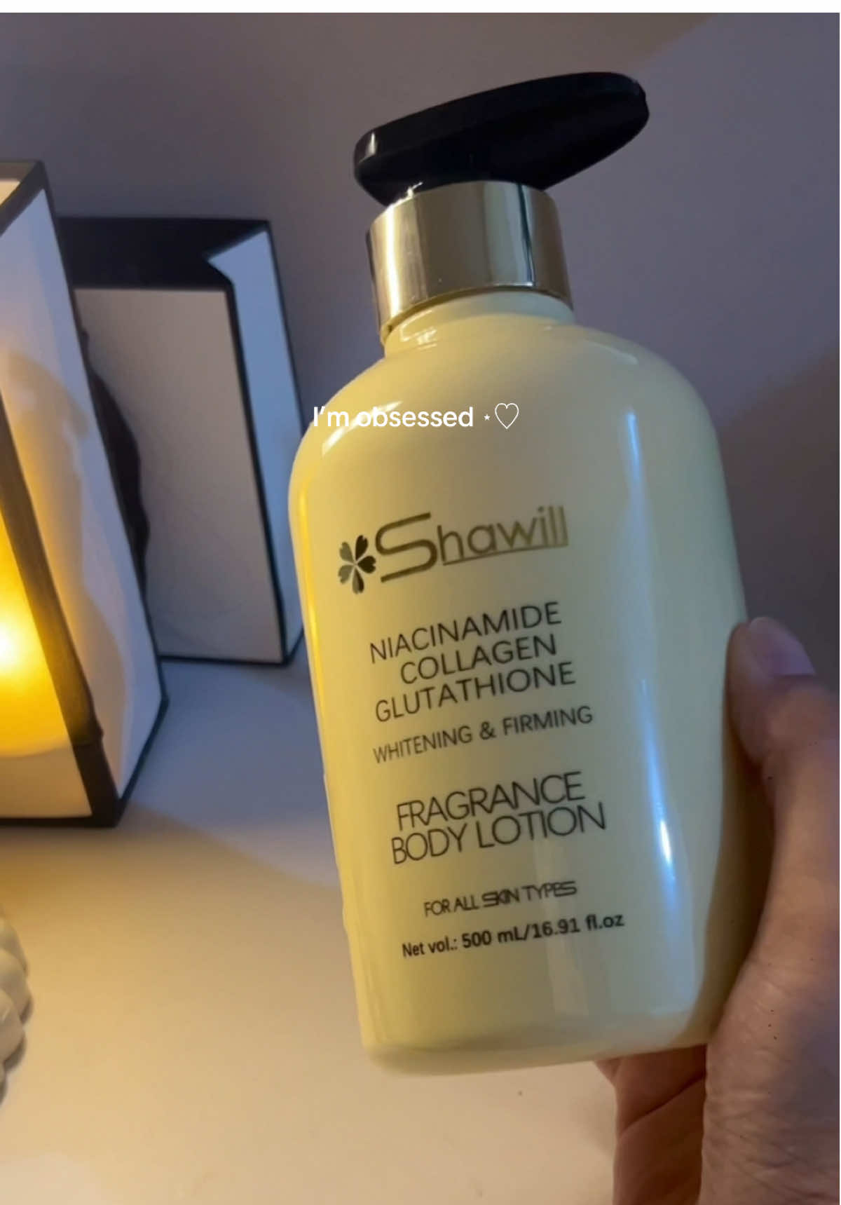 I’m so lovin’ the scent! 🤍 #shawillbodylotion #shawillbuy1take1 #shawill #shawillfragrancebodylotion 