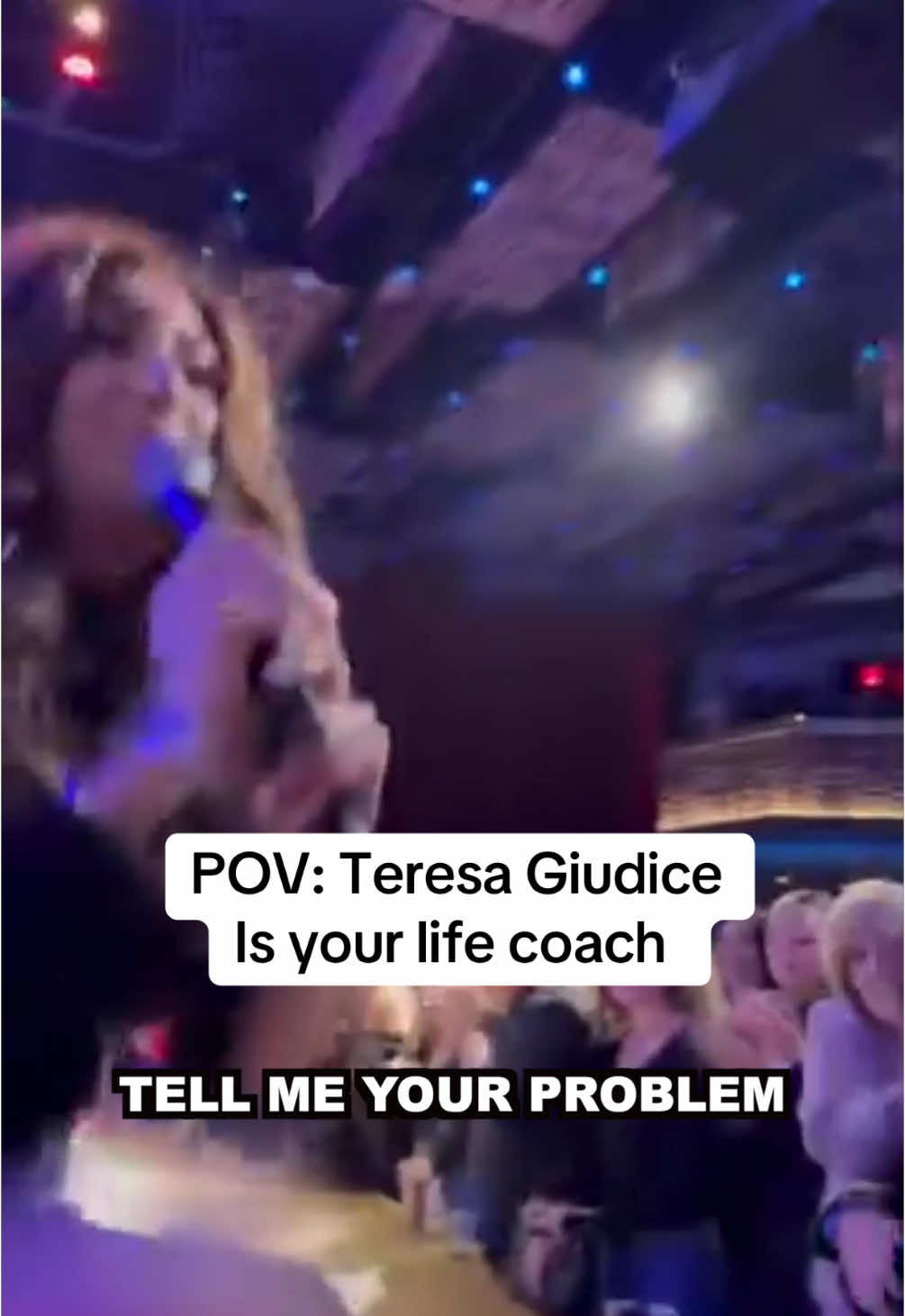 Shoutout to Justin who will absolutely find a job soon…Tre has found her next calling 🩷#impression #teresagiudice #rhonj 