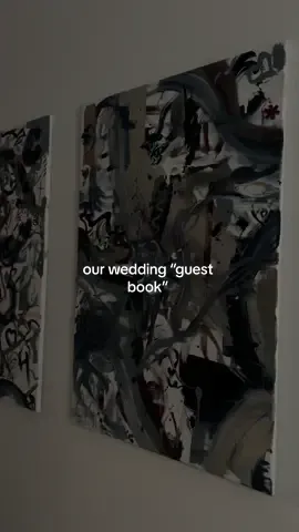 talk about a converstion piece 🤩  #weddingguestbook #weddingtiktok #wedding #welcomeparty 
