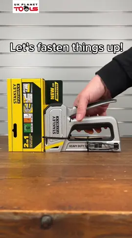 Meet the Stanley FATMAX® 2-in-1 Multi Tacker – versatile, reliable, and built for pros! Perfect for drywall, carpets, fencing, and more, with an anti-jam mechanism and adjustable power. Compatible with Type-G Staples & Type-J Brad Pins. 🔨✨ #ukplanettools #stanleytoolsuk #handtools #staple #ToolsOfTheTrade