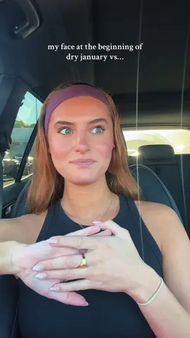 i have mixed feelings… #dryjanuary #transformation #noalcohol #puffyface 