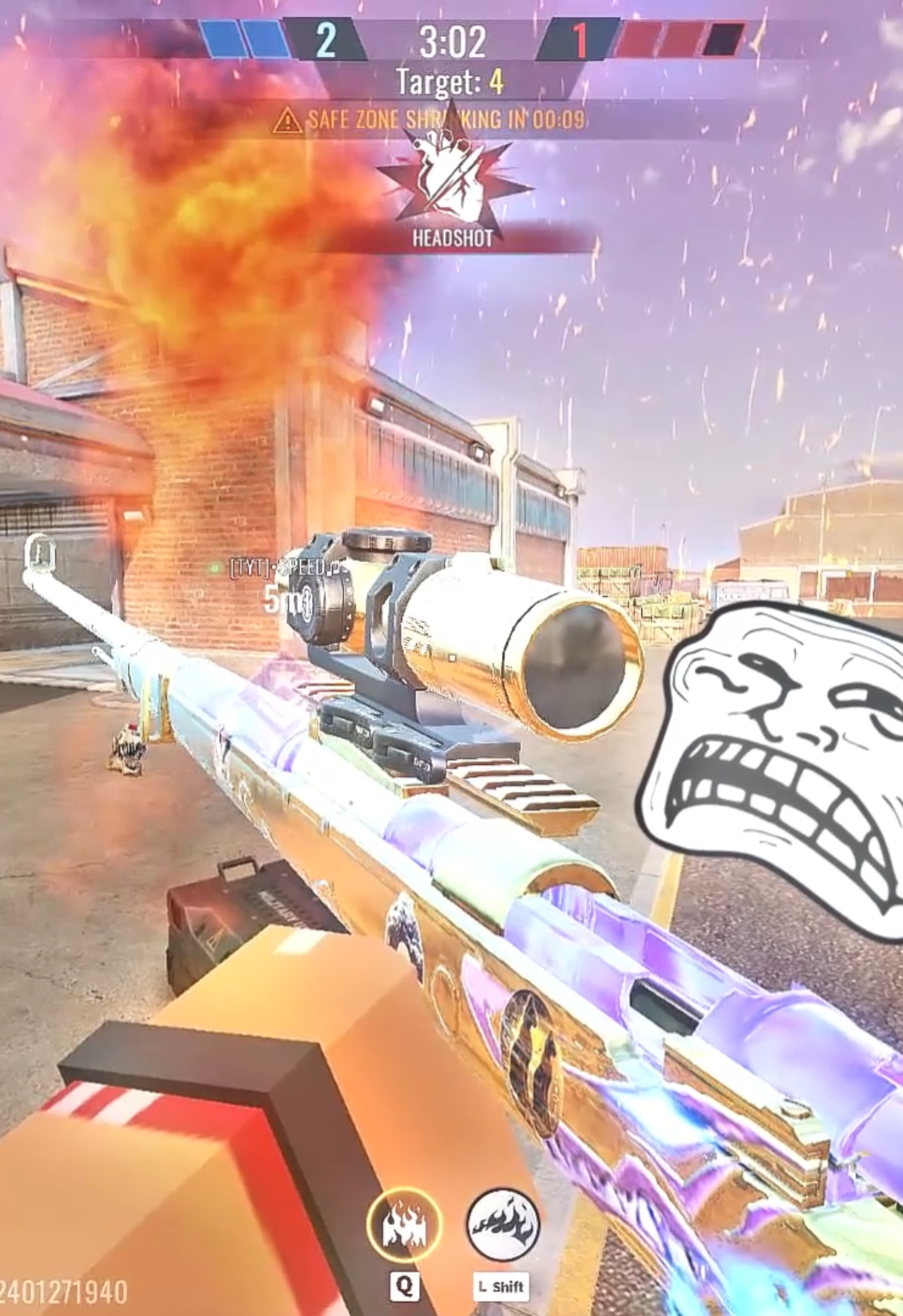 Headshot 👑🎯 #bloodstrike #awm #headshot #gaming #fpsgaming #gamingcommunity #tiktokviews #virał #tiktoklongs 