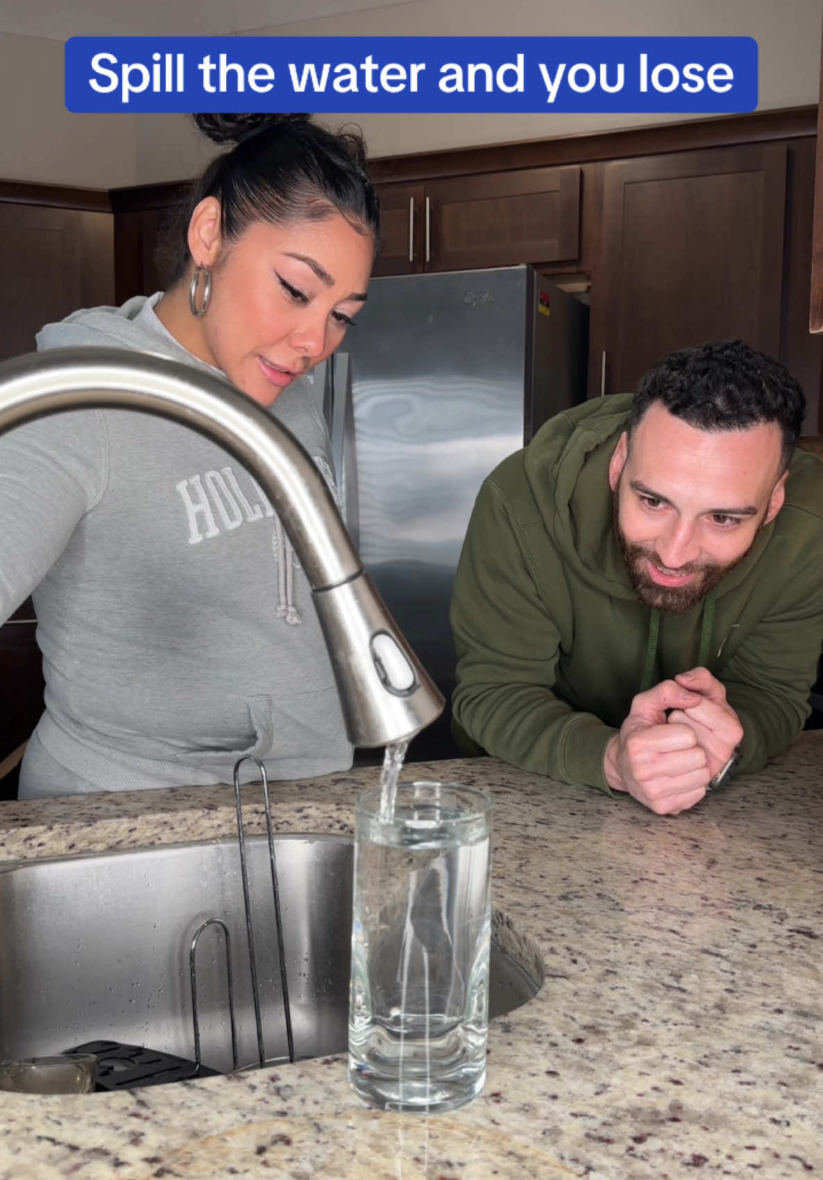 This was so intense 🤣 #fyp #couple #water 