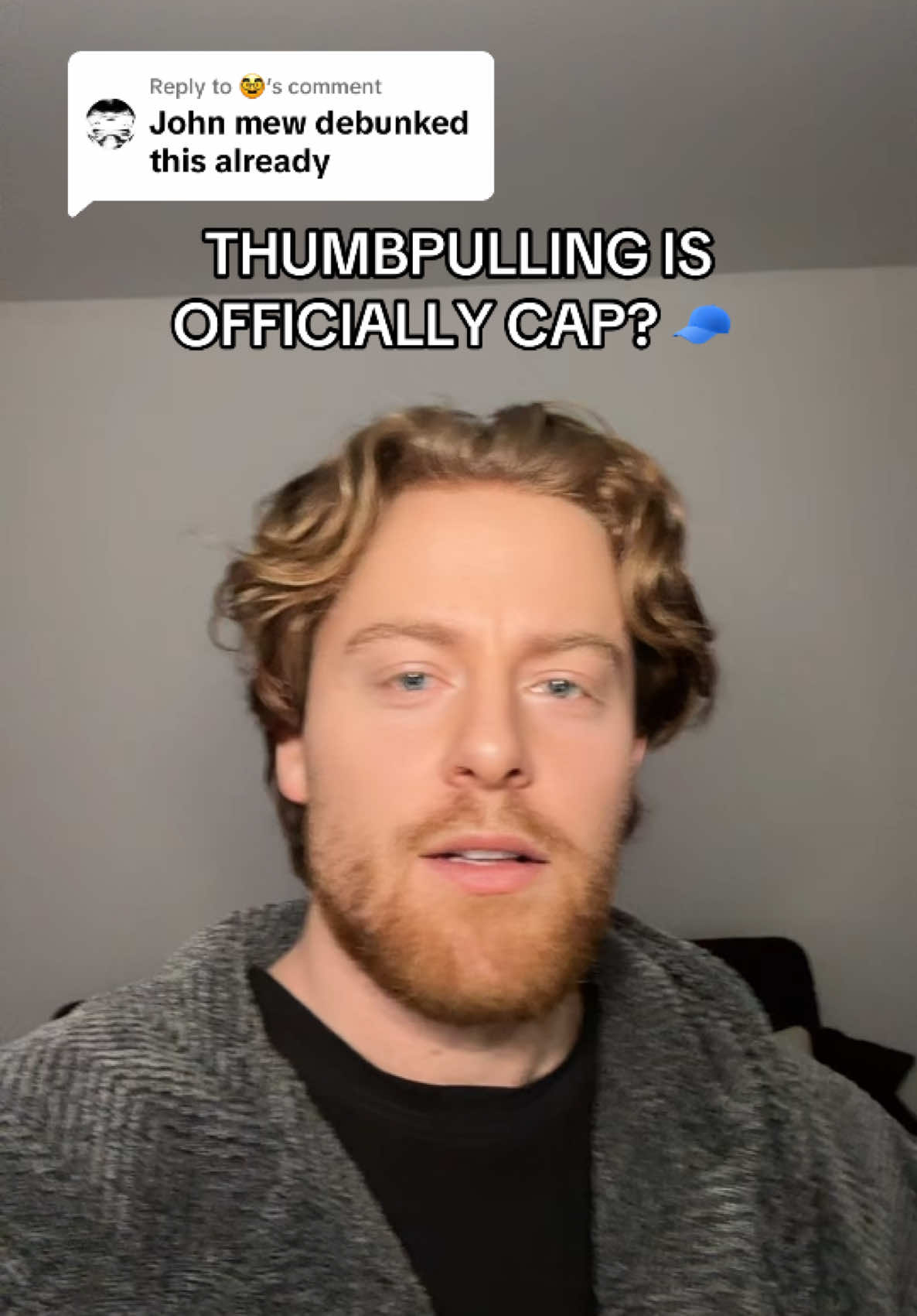 Replying to @🥸 thumbpulling is cap? #fyp #thumbpulling 