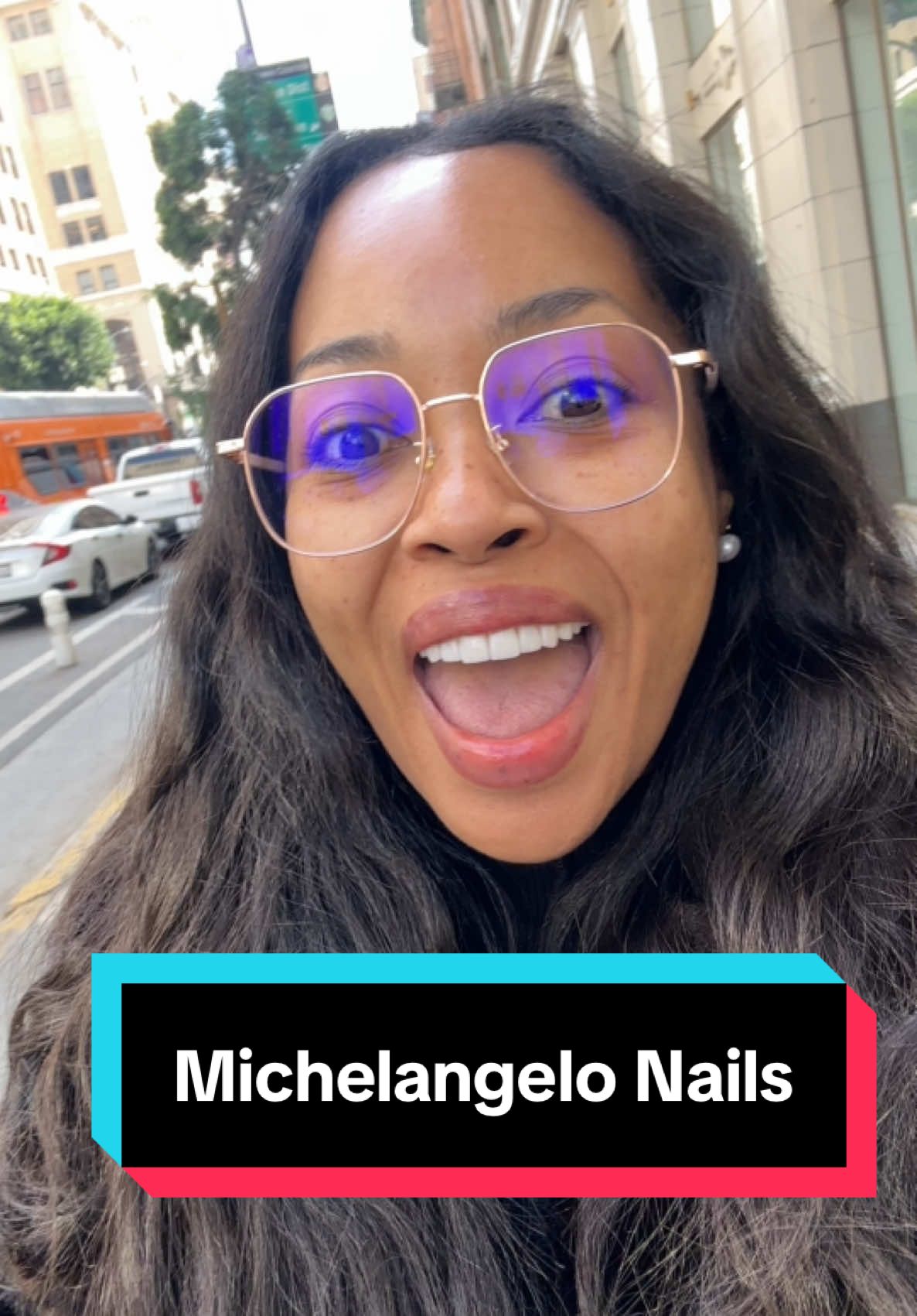 Aura 10000!!! Thank you Julian for taking care of my Michelangelo nails 💅🏾 