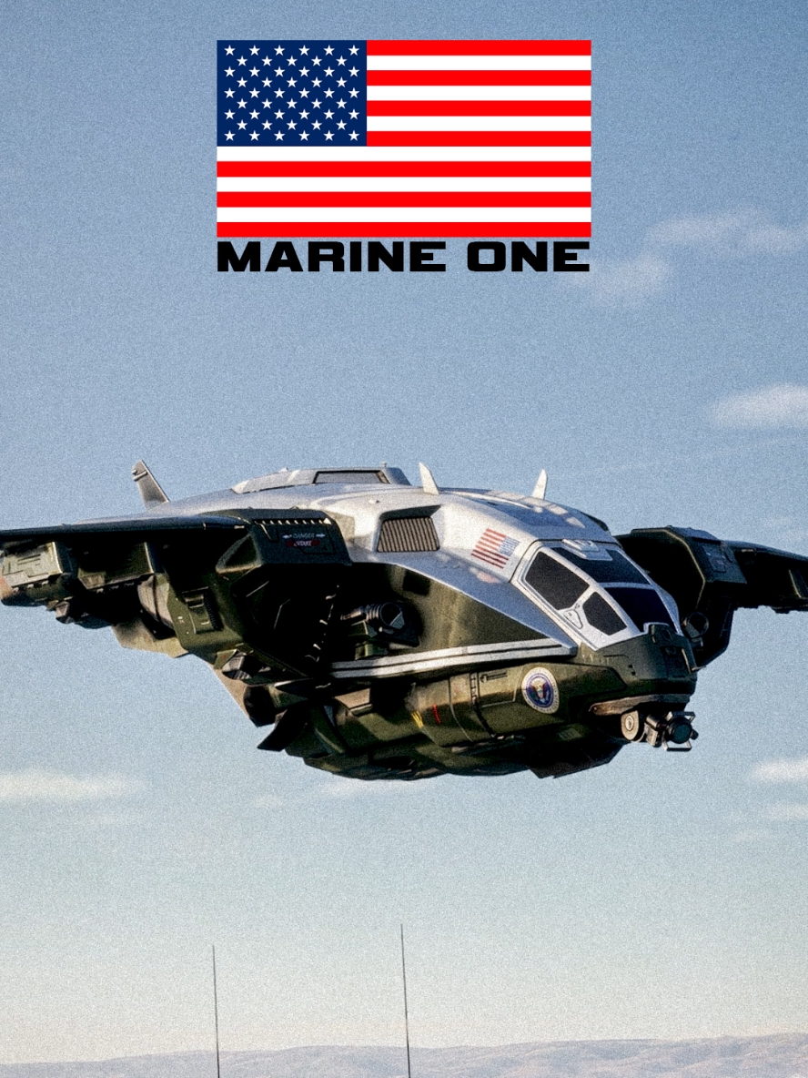 President Trump's new Marine One makes its first public appearance. The D77-TC is operated by Marine Helicopter Squadron One (HMX-1), known as the 'Nighthawks.'  #trump #president #usa #marineone #usmc #navy #military #america #potus #executive This video was created digitally.