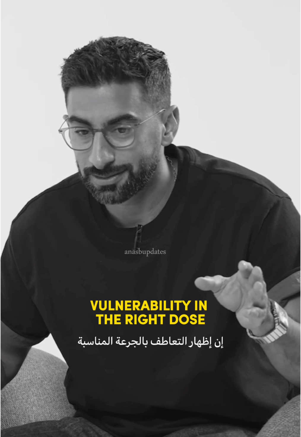 Vulnerability with the right person is never a burden. @AB | أنس بوخش  #anasbukhash #anasbupdates #أنس_بوخش  #abtalks#tiktok#tiktoks #instagram #viral #reels #trending #explore
