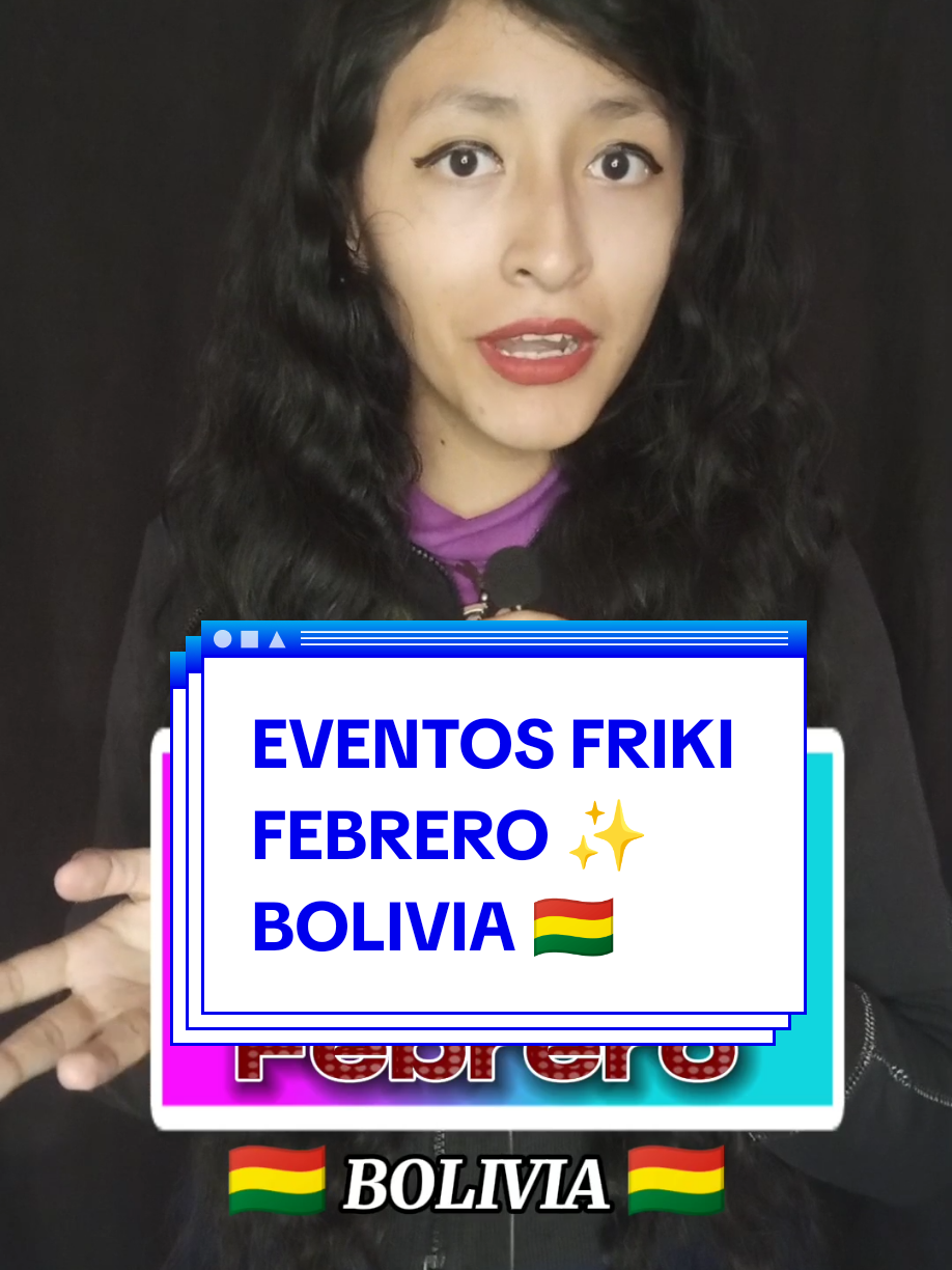 EVENTOS FRIKI BOLIVIA FEBRERO ✨🇧🇴#eventoanime #eventosanimebolivia #convencionanime #eventoyaoi #parati #fyppppppppppppppppppppppp #anime #otaku #friki #eventofriki #fypシ゚ #Love #febrero #sanvalentin #santacruz #lapaz_bolivia🇧🇴 #oruro #cochabamba #potosi #sucre #tarija 