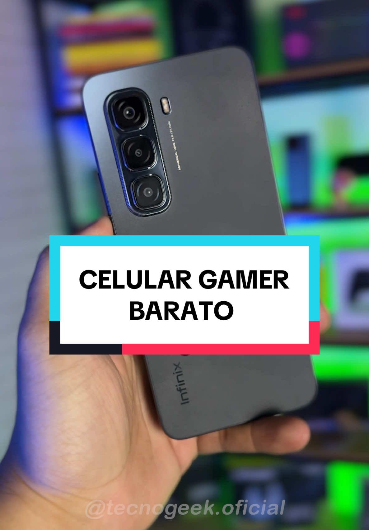 Eu testei esse celular gamer e me surpreendi com a qualidade, muito bom e recomendo 😎👍 . 🔴 Deixei o link dele no meu perfil . @infinixers.brasil  . #celular #celulargamer #tecnogeek #tecnologia #infinix #infinixhot50pro 