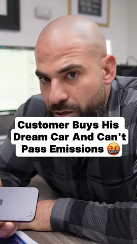 He waited 5 years to get his dream car... then this happened. #cardealership #carbuying #californiaemissions #dodgecharger #hellcat #fy #fyp 