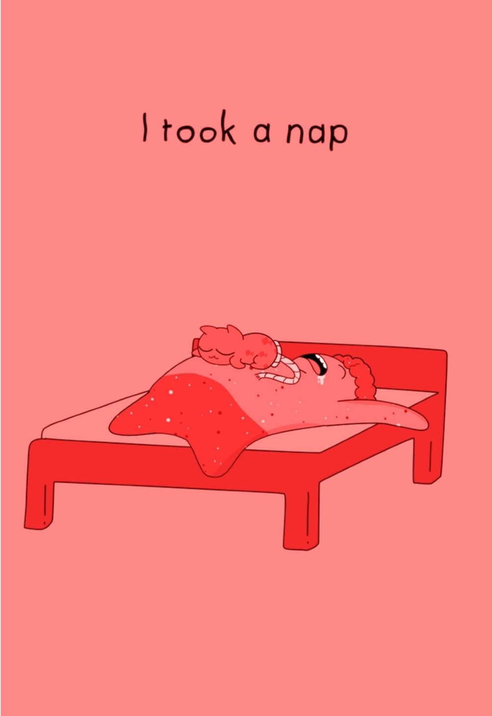 I didn’t take a nap. The nap took me… #funny #animation #funnyanimation #relatable #sleep #nap #tired #chilling #chill