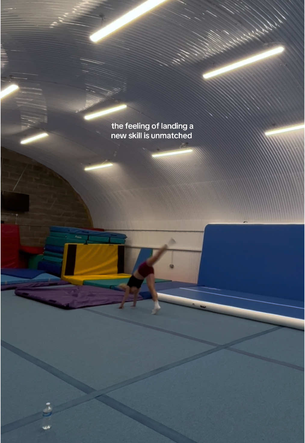 I have no words I am so so happy #gymnastics #adultgymnastics #tumbling #2025goals #fronthandspring #GymTok 