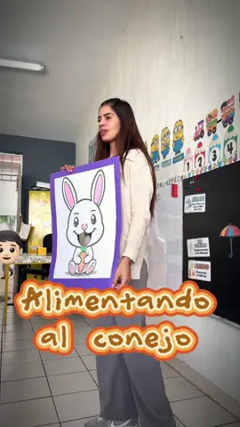 Alimentando conejos 🐇 🥕 #maestra #fyp #preescolar #maestradepreescolar #niños #maestramieldemaple #educadora #maestratiktoker #niñosfelices #conteo #numeros #actividadesparaniños #juegos #juegosinfantiles #conejo #badbunny 
