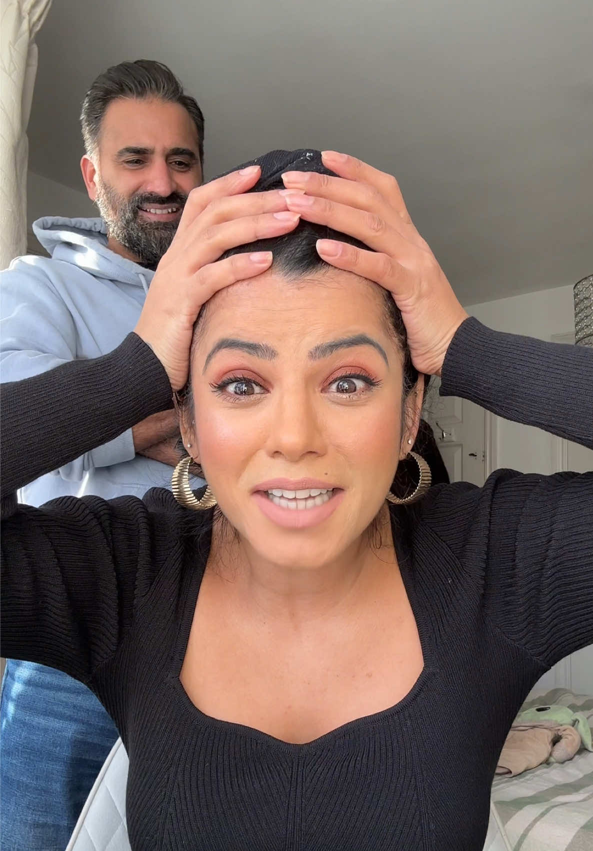 When you've been married for so long that your sock curl masterpiece gets zero attention! #fyp #longhair #hairstyle #sockcurl #sockcurls #sockcurlsresults #hairstyle #haircare #beauty #fashion #birmingham #birminghamuk 