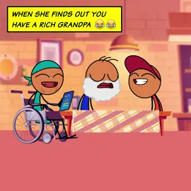 Grandma ain't having none of it 😂😂  . #blockblast#animationmeme#anime#happybirthdaygrandpa#2danimation#2D