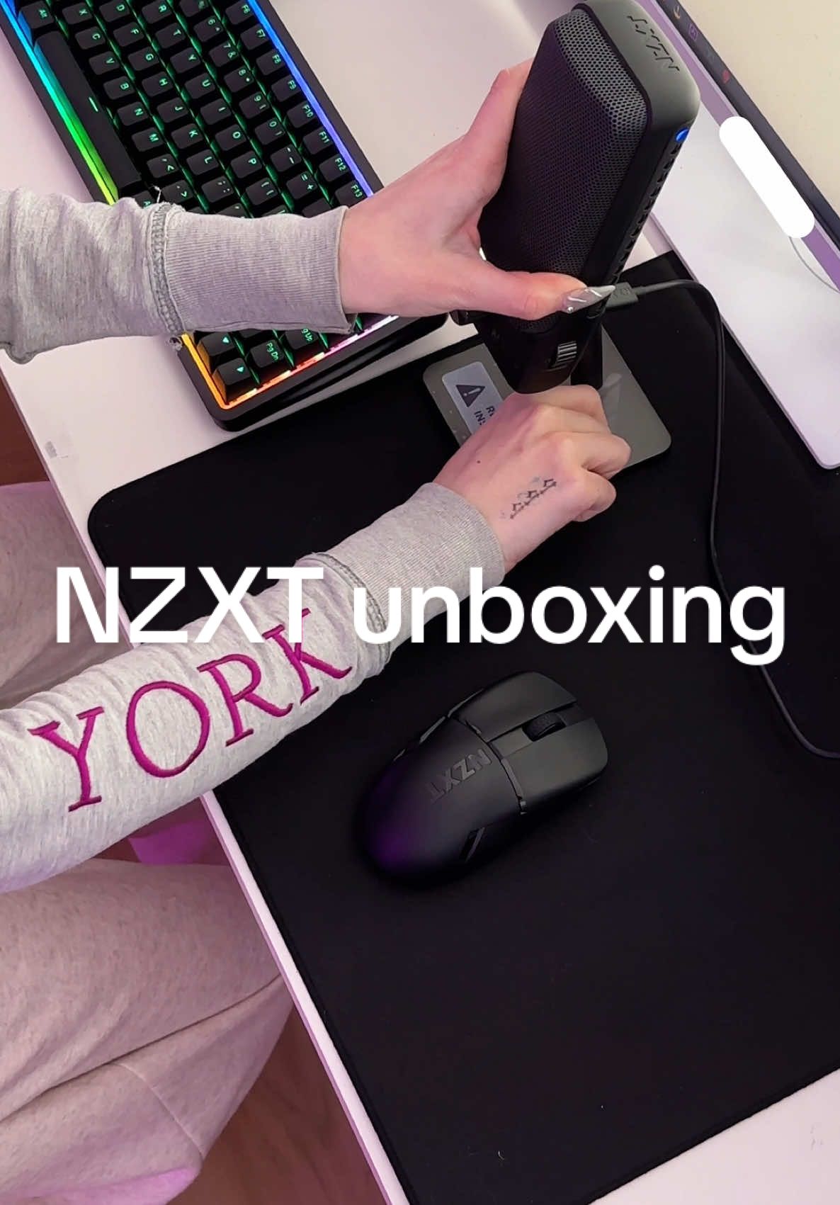 NZXT helping me elevate my setup with their new products available right NOW on their site: http://nzxt.co/3PIBqmq #NZXTEGG 🥚 #gaming #pcsetup #sponsored 
