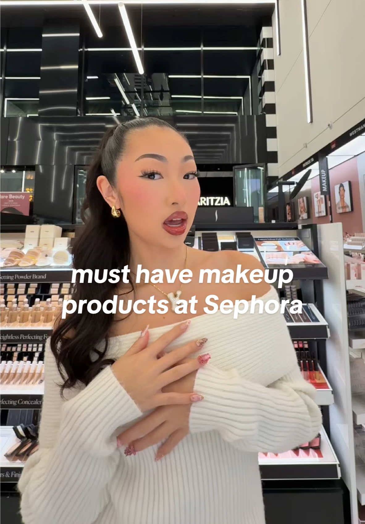 for my makeup girlies that always ask what products I use, here are all my full glam products I love from Sephora ✨ #makeuptips #makeuphacks #sephorahaul #GlowUp #makeuptutorial #girlythings #sephora #MakeupRoutine #makeuptransformation 