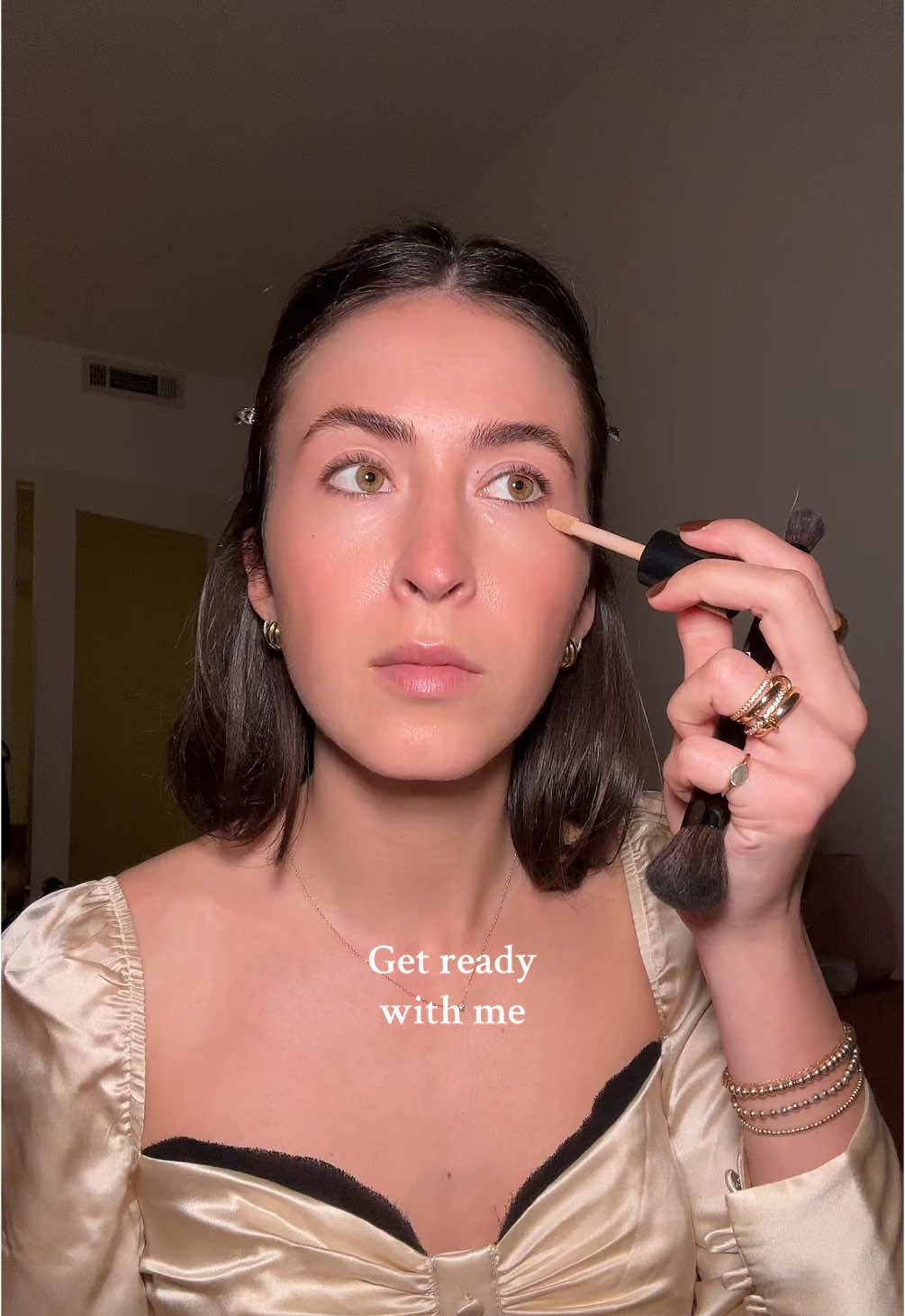 So obsessed with this look @Saie @chanel.beauty #grwm #makeuptutorial #nightoutlook 