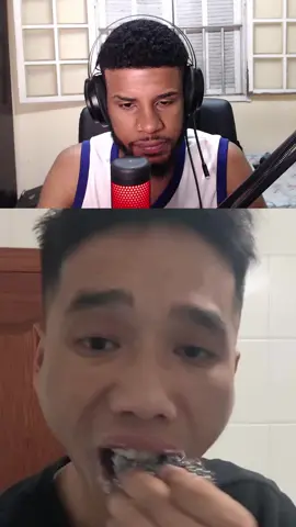 Escovando os dentes com bombril