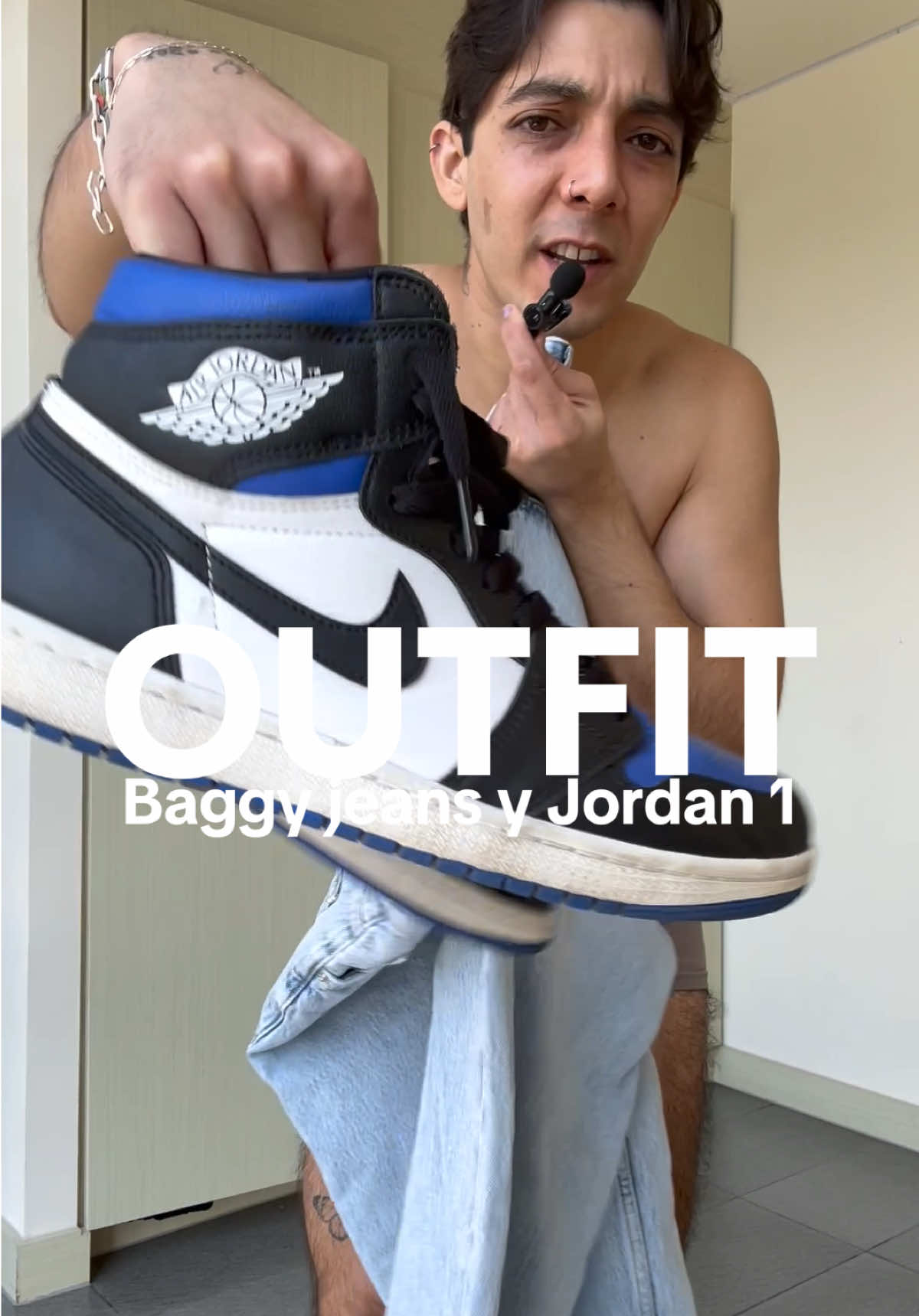 Outfit con jeans baggy y jordan 1 :) #creatorsearchinsights #moda #fashion #outfit #ideasdeoutfits #outfitidea #outfitinspo #baggyjeans #jordan1 