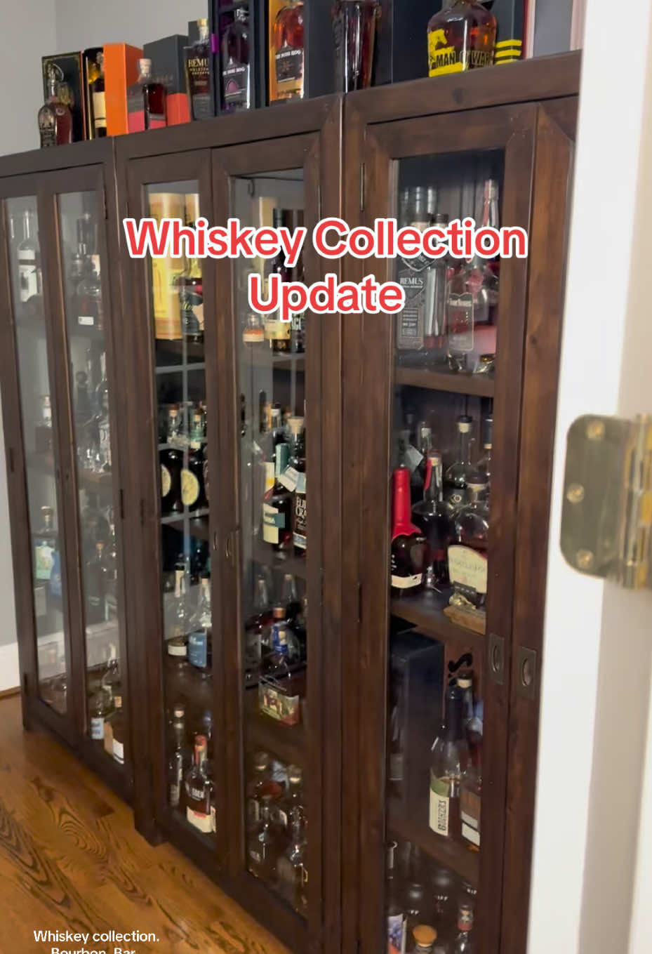 Where did I put my overflow? Collection update. Small tour.  #whiskey #whisky #collection #tour #bourbon #housetours #collector #homebar #bar #liquor #btt #cocktails 