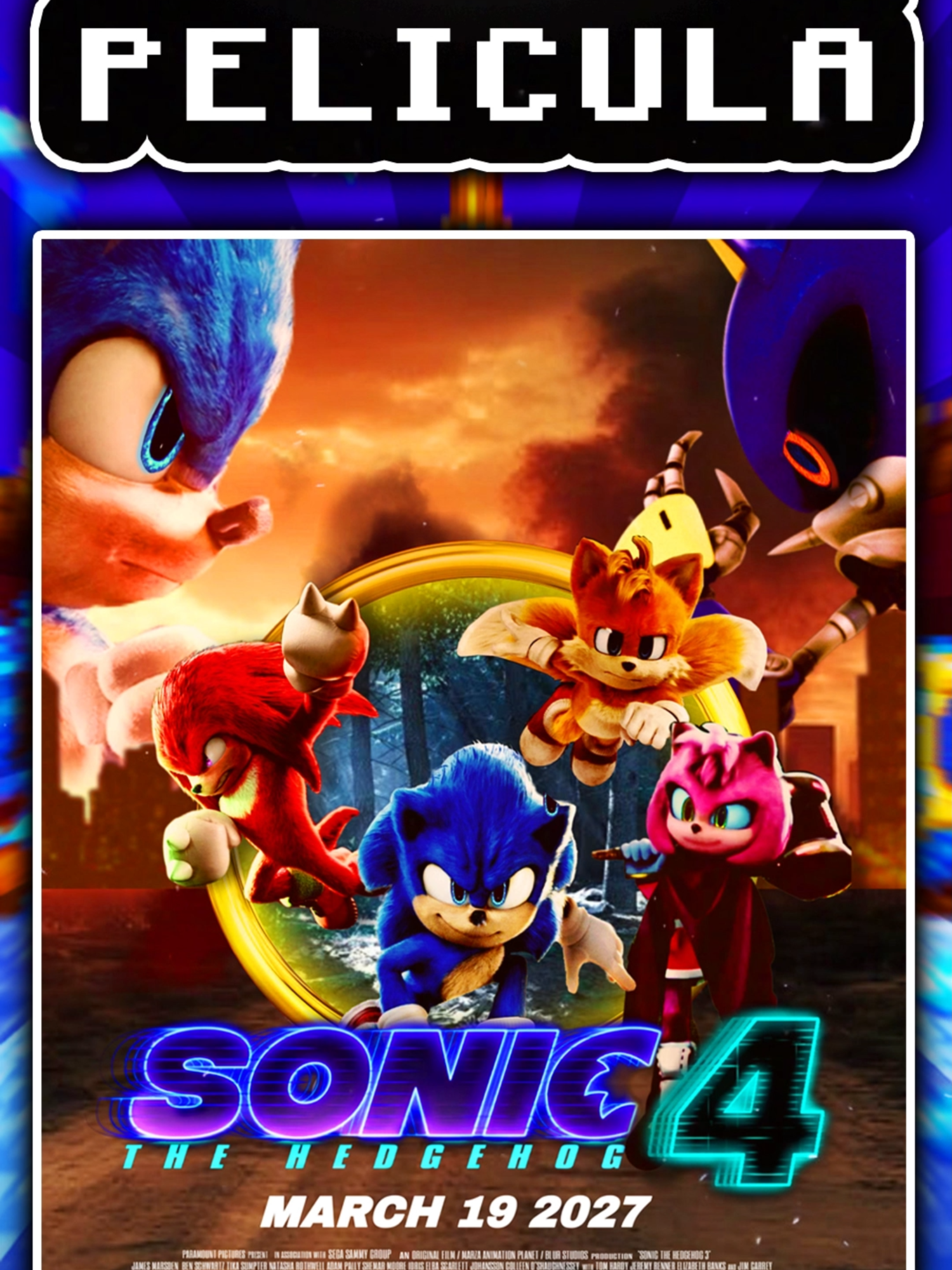 💥 ¡SONIC 4 podría ser la ÚLTIMA PELÍCULA de la saga! 🦔🎬 #sonic4 #sonicMovie4 #curiosidadessonic