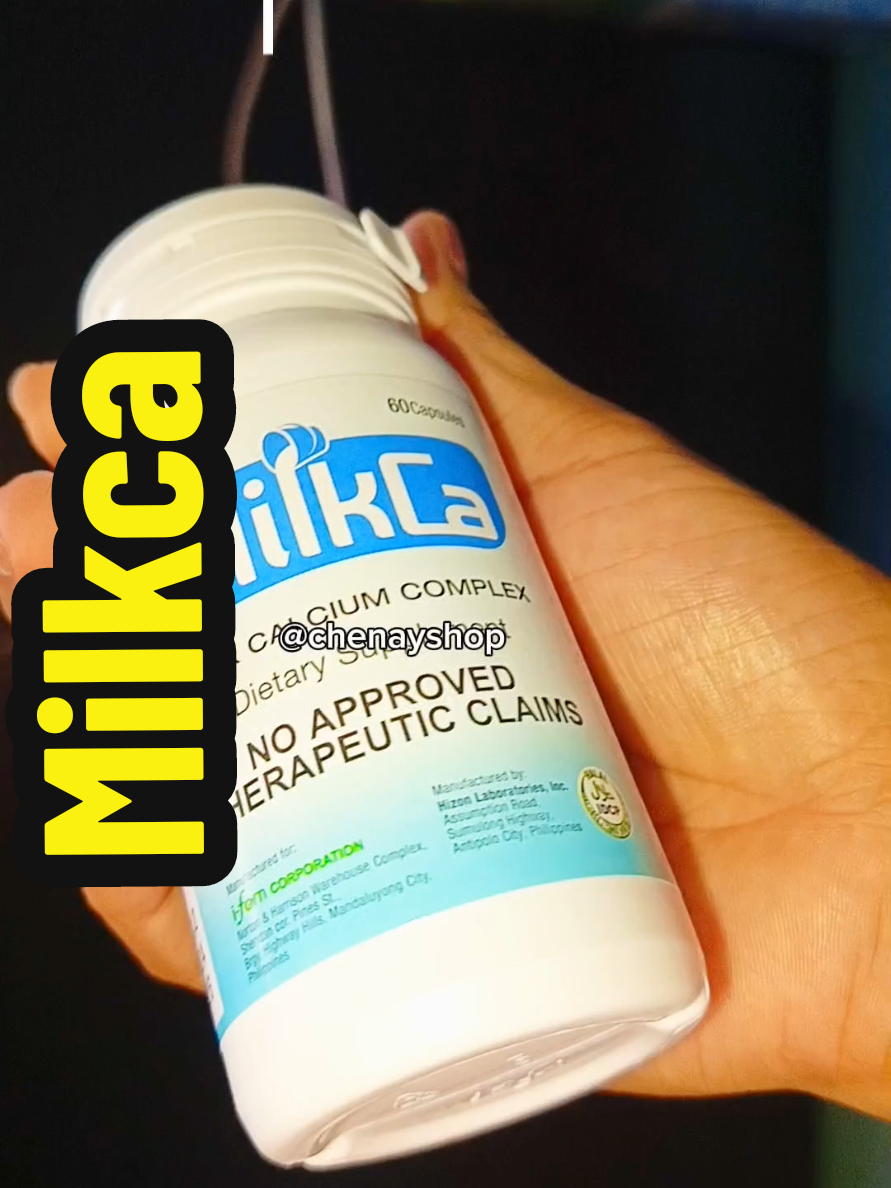Lets take IFERN MILKCA!!! MILKA BENEFITS Take care of our bones with MILKCA CALCIUM supplements: ✔️May 21 Vitamins and Minerals ✔️Katumbas ng 2 1/2 baso ng gatas ✔️Calcium designed for bones ✔️Good for lactose intolerance  ✔️Pinapanatiling matibay ang mga buto at ngipin ✔️Pinapaganda ang daloy ng dugo ✔️Pinapanatili ang nerve function ✔️Pinapanatiling malusog ang mga muscles PREVENTS THE FOLLOWING: 🔘Osteoporosis 🔘Brittle bones and nails 🔘Teeth Discoloration 🔘Muscle Cramps 🔘Poor Apetite 🔘Insomnia 🔘Skin Dryness 🔘Bone Fractures 🔘Regulate Blood Pressure HEALTH IS WEALTH ‼️               #fypシ゚ #foryoupage #teachersoftiktok #seamanswife⚓🚢 #ifern 