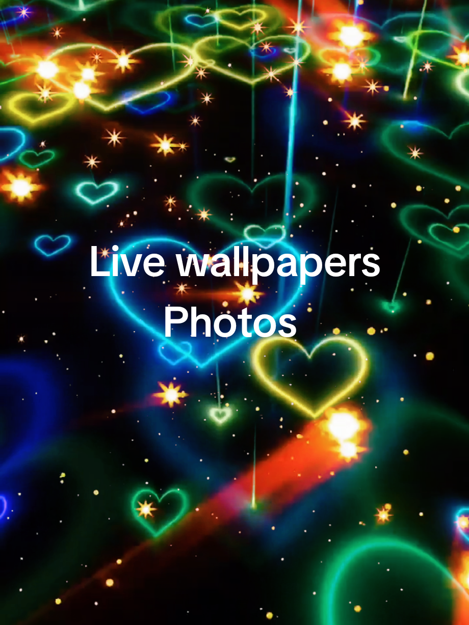 #CapCut  Live wallpaper photo en /3D AMOLED, Les cœurs et les étoiles se teintent de couleurs vibrantes. #wallpaper #livewallpaper  #star #heart #led #light #lampeled #colors #amour #pourtoi #foryoupage❤️❤️ #digital #astuce #aifilter #fyp #3d #virale #hashtag #videoviral #thuynguyen  #شعب_الصيني_ماله_حل😂😂 